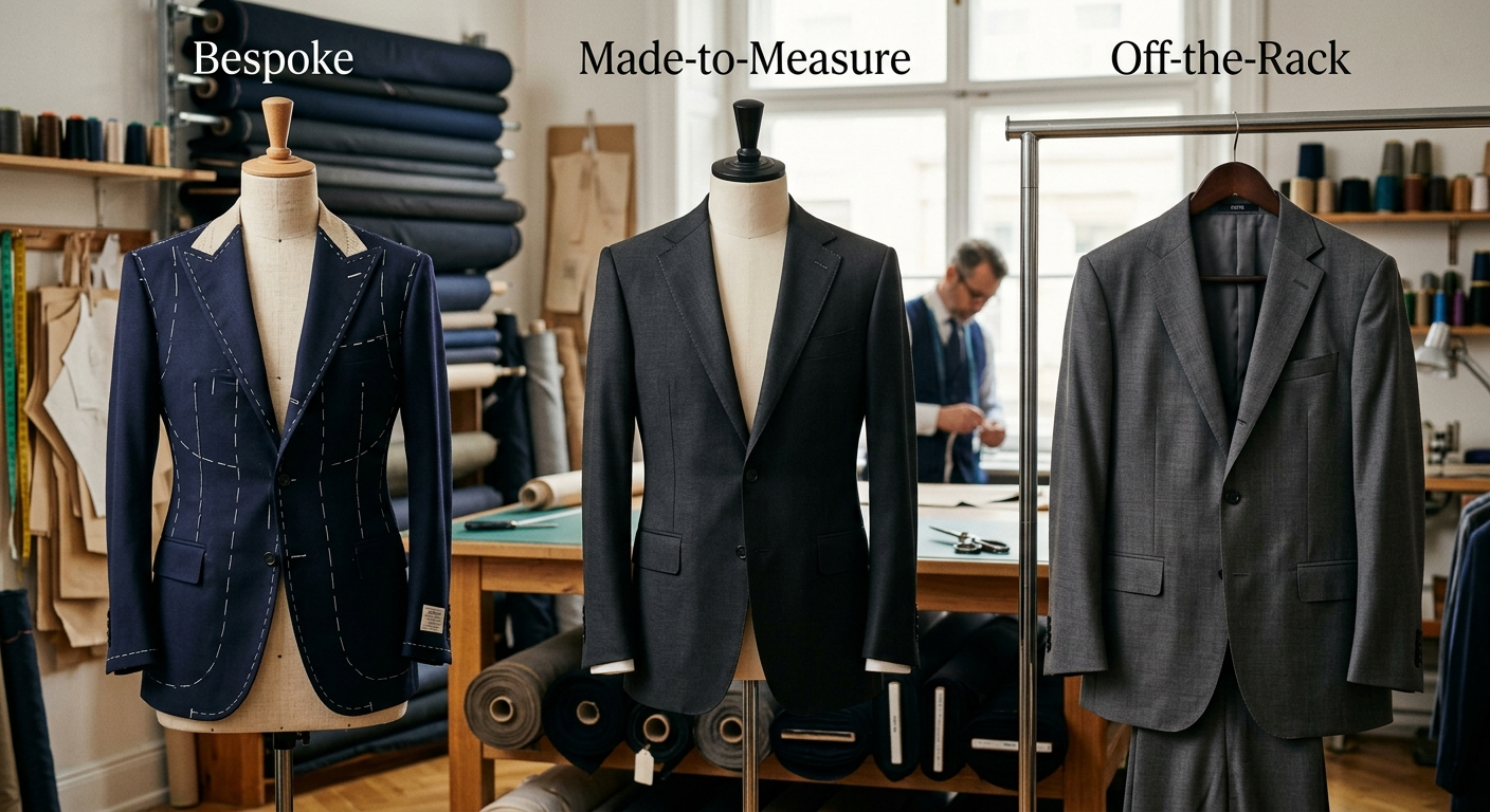 The Difference Between Bespoke, Made-to-Measure, and Off-the-Rack